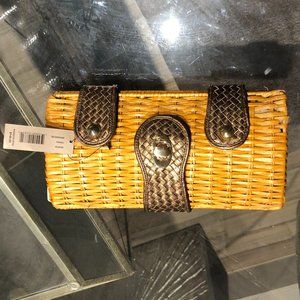 Straw Clutch Handbag